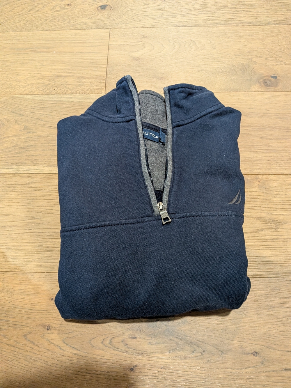 Nautica Men's Navy Half-Zip Pullover Sweater